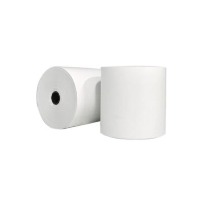 China Print Clear Thermal Paper Rolls For 80x80mm 57x50mm 55gsm Thermal Paper Jumbo Roll for sale