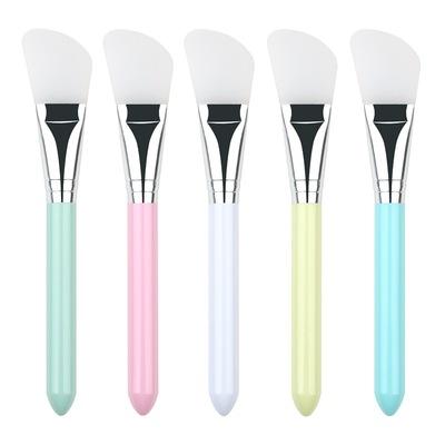 China Angular Blush Facial Tools DIY Beauty Makeup Brush Applicator Brush Silicone Face Mask Cosmetic Brush for sale