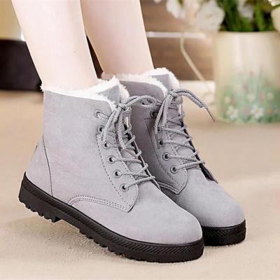 China Anti-Slippery Women Boots 2021 Fashion Snow Boots Women Shoes Warm Fur Ankle Boots For Women Winter Shoes for sale