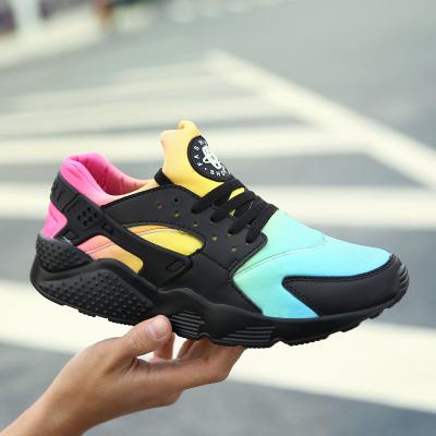 China Women Waterproof Sneakers Casual Soild Color Increased Jogging Running Shoes Females Comfortable Outdoor Walking Shoes for sale