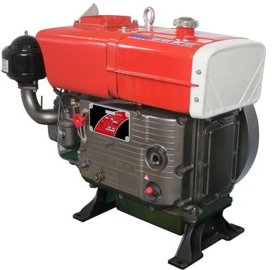 China ECUASINO DIESEL ENGINE 15HP N.E. Water-Cooled 1100 Single Cylinder Water-Cooled ECUA1100N-E 15HP FOUR-STROKE ENGINE for sale