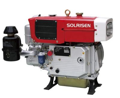 China Water-cooled SOLRISEN DIESEL ENGINE SR1105N 12-13KW Water-Cooled 18HP Diesel Cheap Price Engine for sale