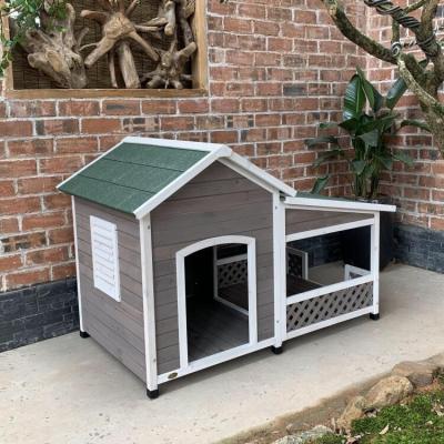 China SUNNYZOO Wooden Dog Crate Factory Breathable Comfortable Large Kennel For Big Size Dog for sale