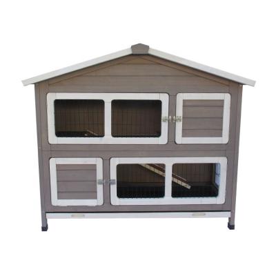 China Viable New Design Wooden Rabbit Hutch House Bunny Cage For Sale for sale