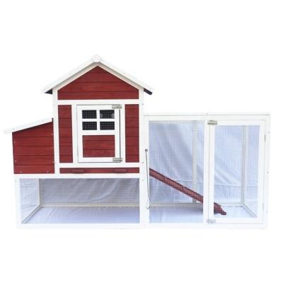 China Breathable Outdoor Wooden Chicken Hen Coop House With Run For Sale for sale