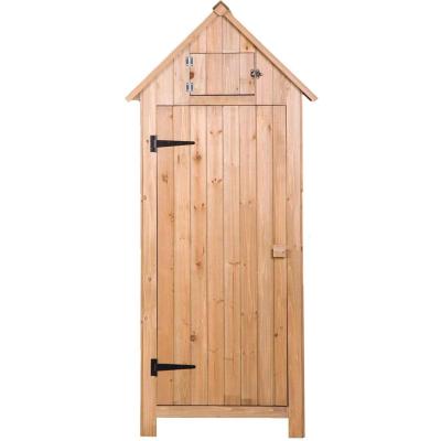 China Easily Assembled Wooden Arrow Thrown Single Door Garden Cabinets Storage Home for sale