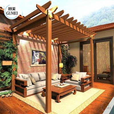 中国 Modern Design Outdoor High Quality Pergolas Waterproof Aluminum Garden Pergola 販売のため