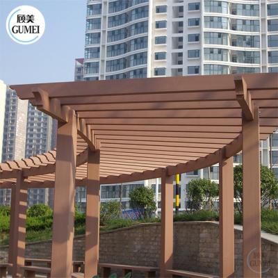 中国 Outdoor Metal Grape Trellis Gazebo Pergola Garden Louver Aluminium Luxury 販売のため