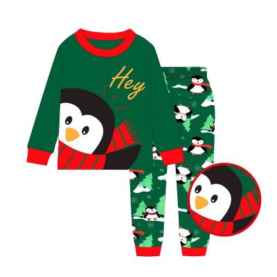 China Size 9-13Y Breathable Pure Cotton Large Suit Christmas Pajamas Kids Soft Material And Skin-friendly Quality Kids Sleepwear 2 Pcs for sale