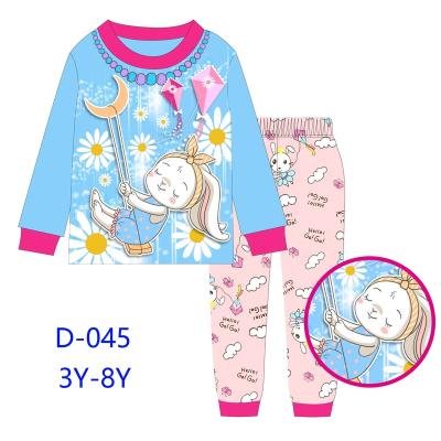 China Cute cartoon pajamas children about 3-8 years old children's style pajamas long sleeves breathable wholesale long pants for sale