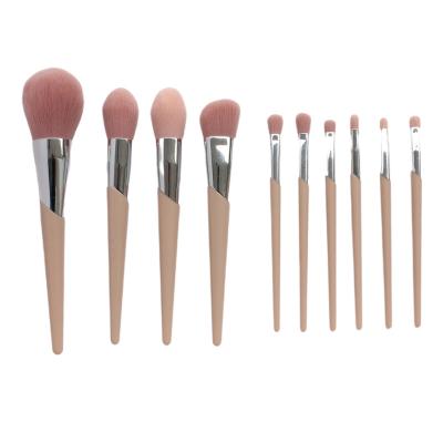 China Angular Blush Free Samples Top 10 New Hybrid Brush Cosmetic Brushes for sale