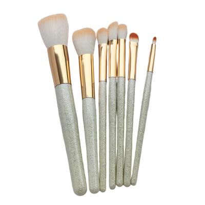 China Angular Blush Popular 7 Pack Free Samples Portable Cosmetic Brush Mamakeup and Tool Kits Cosmetic Makeup Brush for sale