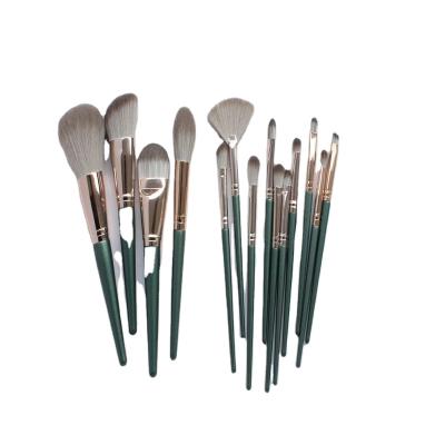 China Angular Blush Free Samples Logo Wholesale Regular Size Custom Custom Cosmetic Cheap Brushes Beauty Makeup Brush Set for sale