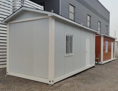 China Modern Luxury Modular Steel Frame Modular Sandwich Panel 20ft Prefab Container Home Prefab House for sale