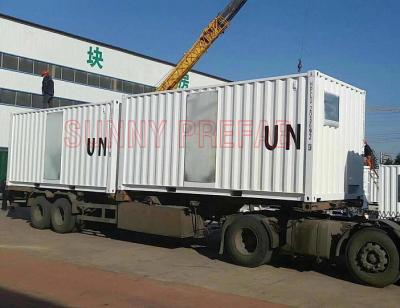 China ISO 40 Feet Social Steel Movable Luxury Home Modern Modular Shipping Container Home for sale