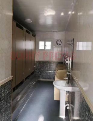 China Prefab Bathroom Container Home House Flat Pack Sandwich Panel Modern Steel Movable Luxury Toilet Modular Bathroom for sale