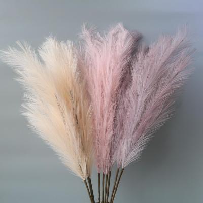 China Handmade Wedding Decoration Wholesaler Artificial Fake Flowers Small Decor Natural Pampas Grass for sale