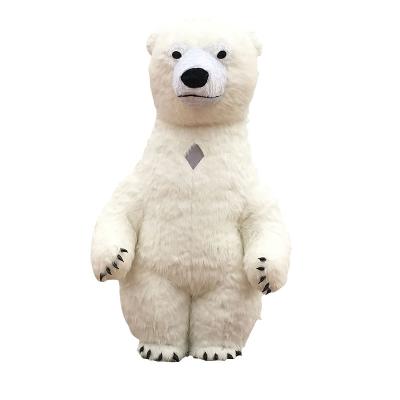 China Manufacturers Hot Selling Polar Bear Mascot Costume Customized Size en venta