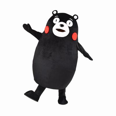 China Black Bear Cartoon Figure Costume Cartoon Figure Costume Fancy Mascot Soft Japanese Walking Cachorro en venta