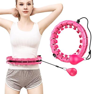 China Durable Home Stretching Slimming Smart Circles Polynesian Dance Detachable Adjustable Automatic Spining Ring for sale