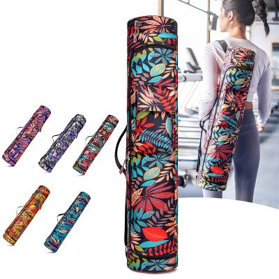 China Eco-Friendly High Quality Wholesale Waterproof Yoga Mat Bag Gym Fitness Canvas for sale