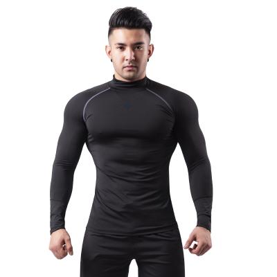 China Wholesale Breathable Breathable Men Shaping Gym High Elastic Quick Dry Fitness Tracksuit Long Compression Sleeve for sale