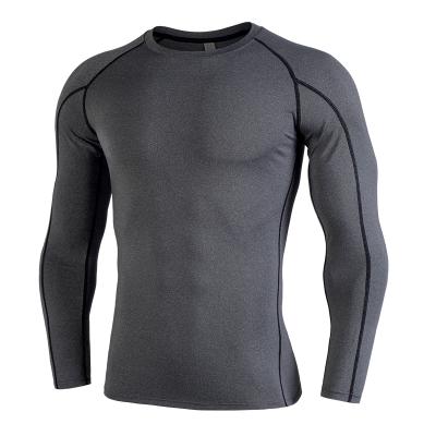 China Wholesale Design Anti UV Quick Dry Men's Compression Sleeve T-Shirt Breathable And Long Sleeve Color Fitness Long Sleeve for sale