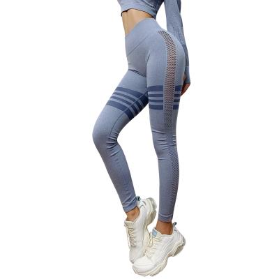 China Tight Pants Logo Bodybuilding High Waist Yoga Leggings Spandex Sports Wear Woman Gym Breathable Fitness Clothing for sale