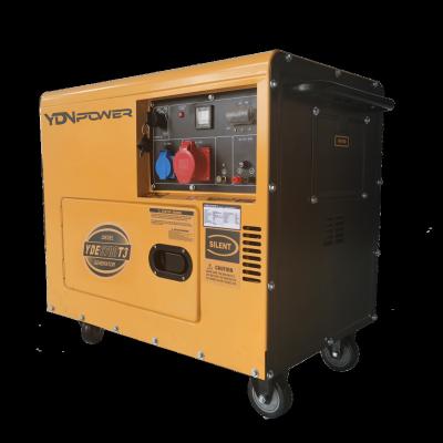 China Immediate delivery with AVR 5kva Portable Silent Diesel Generator YDNK-4 for sale