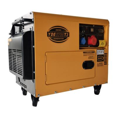 China 4.8kw Diesel Generator Price 3 Phase Small Silent Diesel Engine YDNK-4 Senerator for sale