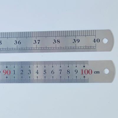 China Metal 100 cm 40 INCH metal stainless steel ruler for sale