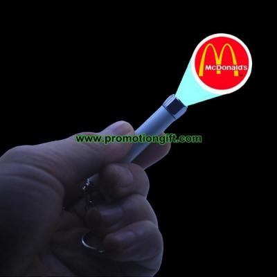 China Custom Promotion LED Projector LOGO Keychain for sale