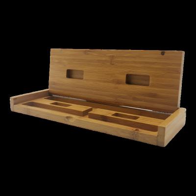 China Handmade Custom Home Travel Natural Bamboo Chopsticks Box Chopsticks Set Wooden Gift Box for sale