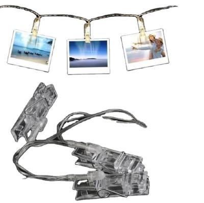 China Hot Selling White USB Battery Powered Colorful Photo Clip Led String Light Wedding Party Christmas Home Decor Lights For Hanging Photos for sale