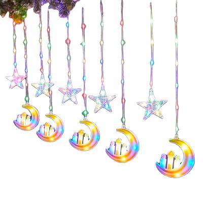 China New Hot Selling HOT WHITE Middle Eastern Mosque Hollow Fairy Led String Light Ramadan Light Castle Eid Mubarak Decoration 1 Muslim Buyer for sale