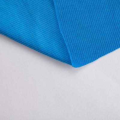 China Sustainable hot sale good quality custom 32s polyester spandex ribbed fabric 95 polyester 5 spandex for sale