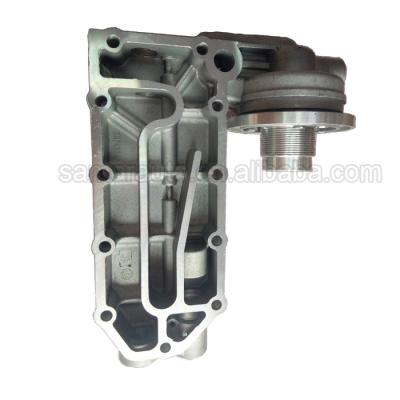 China Cast Steel Truck Lubricating Oil Cooler Cover 3974325 For 6CT Diesel Engine Parts for sale