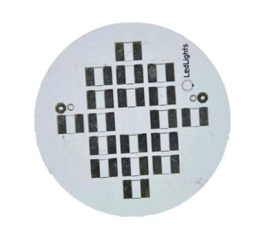 China Metal Core Printed Circuit Board 1 Layer PCB White Soldermask Black Silkprint HASL Lead Free for sale