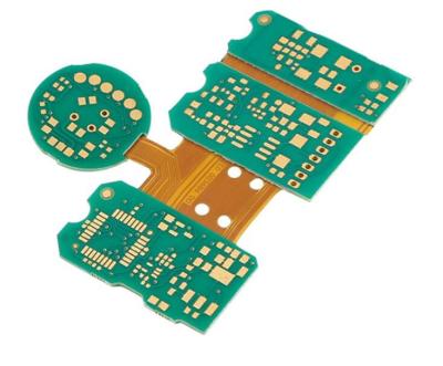 China Custom Polyimide FPC Aluminum PCB Board Rigid Flex PCB 1oz Green Soldermask for sale