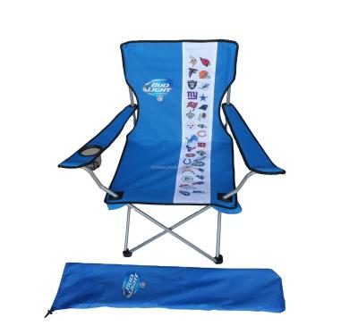 China Modern Basic Multi Logo Printing Portable Outdoor Folding Camping Beach Chair for sale