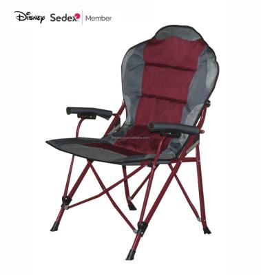 China Fishing Chair Ripstop Fabric Luxury Folding Padded Camping Beach Chair With Soft EVA Armrest for sale