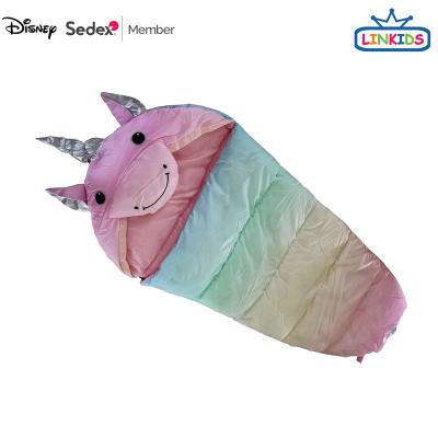 China Hybrid Type Children Unicorn Animal Printing Kids Sleeping Bag for sale