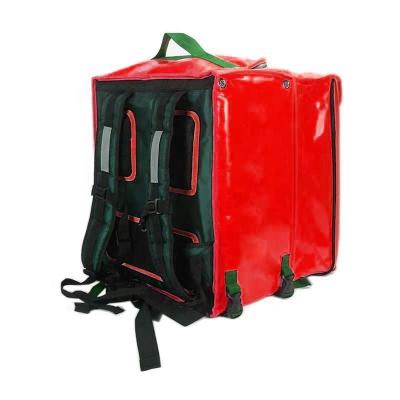 China Waterproof Insulated Expandable Delivery Bag Motorcycle Food Delivery Backpack Heavy Duty Thermal Pizza Delivery for sale