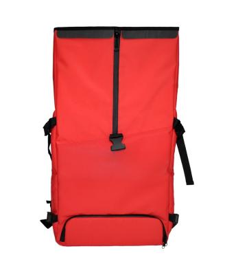 China RPET Waterproof Food Delivery Backpack Custom Rolltop Office Backpack Bag for sale