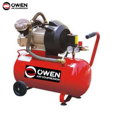 China V Type Lubricated Pump Double Head 250L/MIN 50L Piston Air Compressor for sale