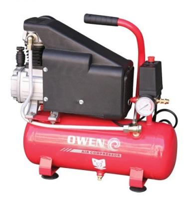 China 0.75KW 9L Piston Lubricated Direct Driven MINI Portable Air Compressor for sale