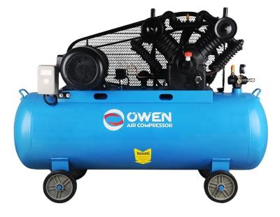 China Belt Driven Lubricated I 3 Cylinder 500 Liter Portable Air Compressor for sale