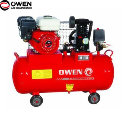 China Gasoline Lubricated Belt Driven Industrial Air Compressor for sale