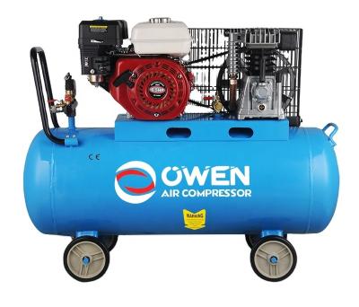 China 5.5HP 50L Gasoline Engine Oil Lubricated Portable Air Compressor for sale