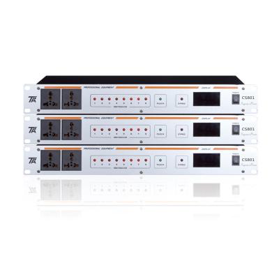 中国 TA 8 CH Professional Power Audio Sequence Controller 483*300*44mm 販売のため